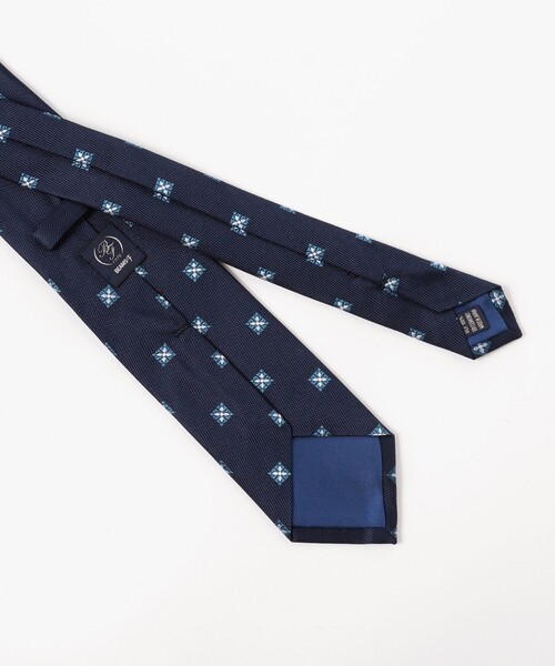 BEAMS F（ビームスF） ネクタイ シルク 小紋柄 ジャカード ネクタイ