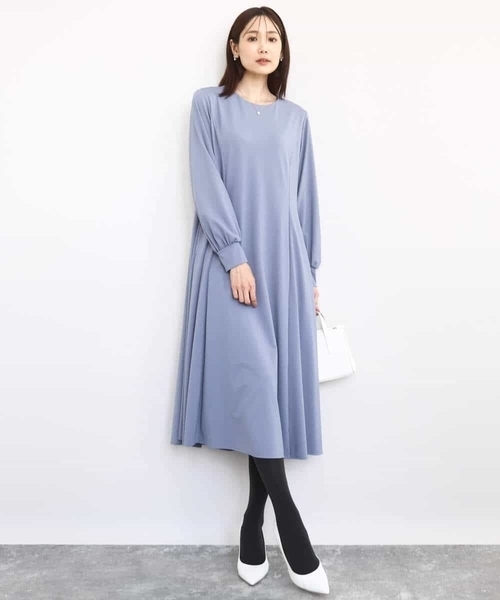 MK MICHEL KLEIN（エムケー ミッシェルクラン） ワンピース ツイル