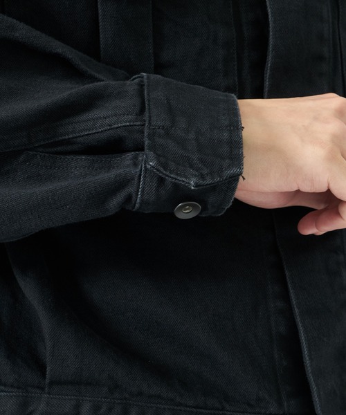 ミリタリージャケット モッズコート 「markaware/marka」別注 DENIM MILITARY JACKETの画像