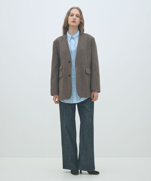 MACPHEE（マカフィー） ジャケット ノーカラージャケット アルパカ