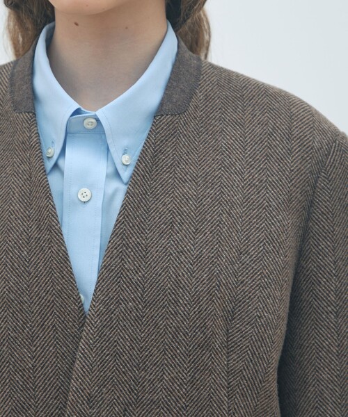 MACPHEE（マカフィー） ジャケット ノーカラージャケット アルパカ