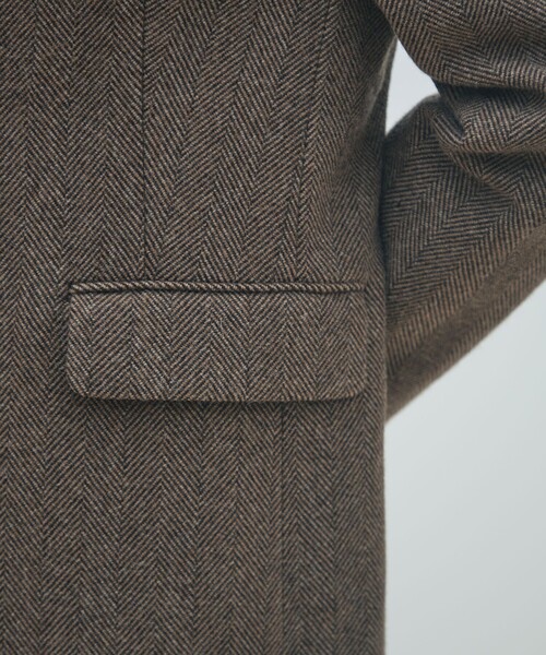 MACPHEE（マカフィー） ジャケット ノーカラージャケット アルパカ