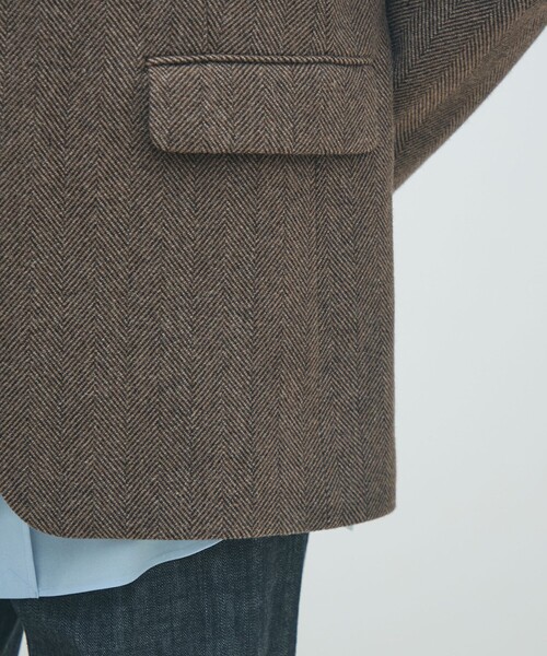 MACPHEE（マカフィー） ジャケット ノーカラージャケット アルパカ