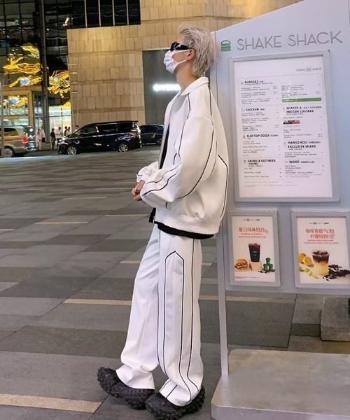 MGV（エムジーヴィー） セットアップジャージ X-LARGE ホワイト メンズ