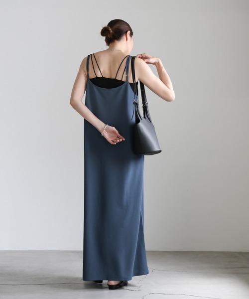 select MOCA（セレクトモカ） キャミソールワンピース LARGE ブルー