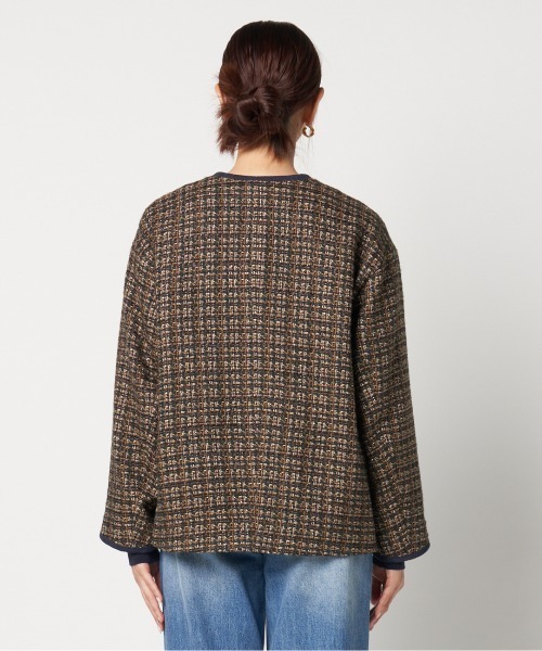 フォクシー ブティック FOXEY BOUTIQUE 美品 ニットジャケット シルク