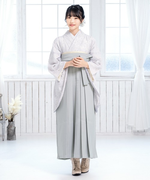SOUBIEN（創美苑） 着物 卒業式 ハイジュニア向けの袴4点セット