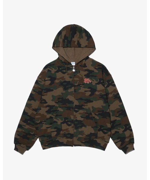 KEBOZ LINING SWEAT FULL ZIP HOODIE Sサイズ KEBOZ（ケボズ） パーカー EFG WAFFLE LINING SWEAT FULL ZIP HOODIE