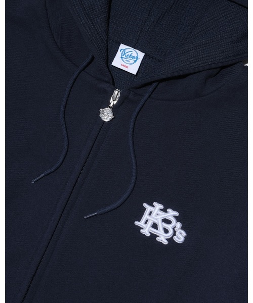 KEBOZ（ケボズ） パーカー EFG WAFFLE LINING SWEAT FULL ZIP HOODIE