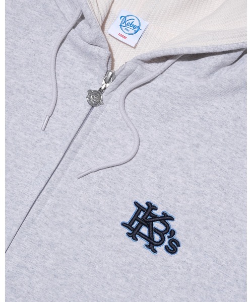 KEBOZ（ケボズ） パーカー EFG WAFFLE LINING SWEAT FULL ZIP HOODIE