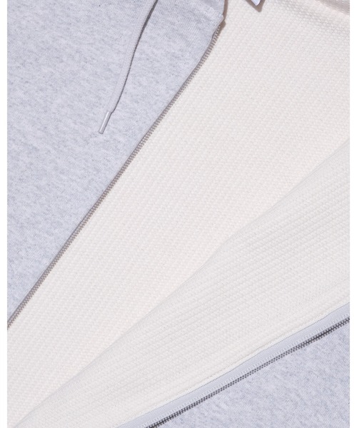 KEBOZ（ケボズ） パーカー EFG WAFFLE LINING SWEAT FULL ZIP HOODIE