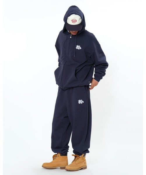 トップス EFG WAFFLE LINING SWEAT FULL ZIP HOODIE KEBOZ（ケボズ） パーカー EFG WAFFLE LINING SWEAT FULL ZIP HOODIE