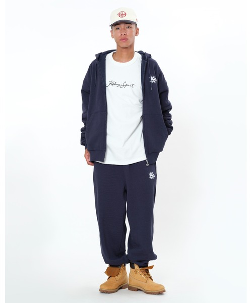 KEBOZ（ケボズ） パーカー EFG WAFFLE LINING SWEAT FULL ZIP HOODIE