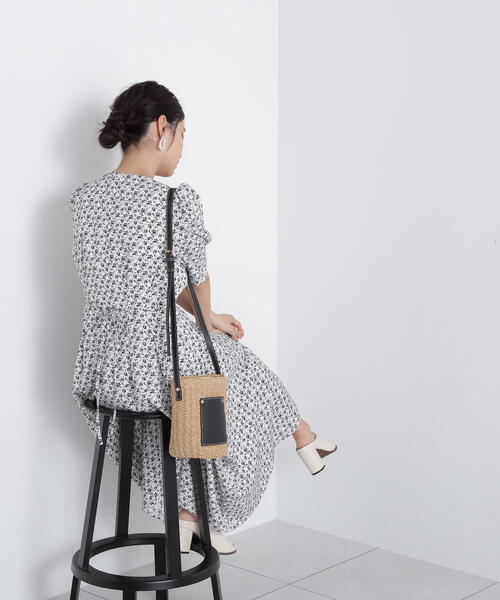 「N.（N. Natural Beauty Basic）」 半袖ワンピース MEDIUM ホワイト系その他 レディース_画像9