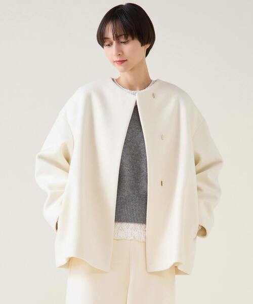 martinique（マルティニーク） ノーカラーコート コート ノーカラー