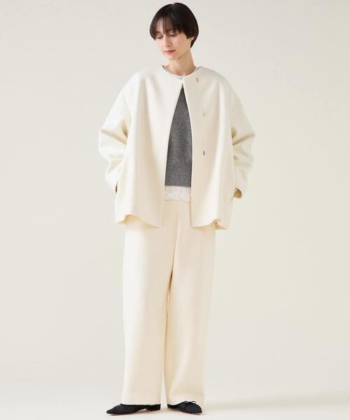 martinique（マルティニーク） ノーカラーコート コート ノーカラー