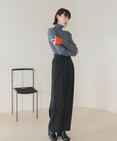 「meilmada」 長袖ニット FREE グレー レディース_画像7