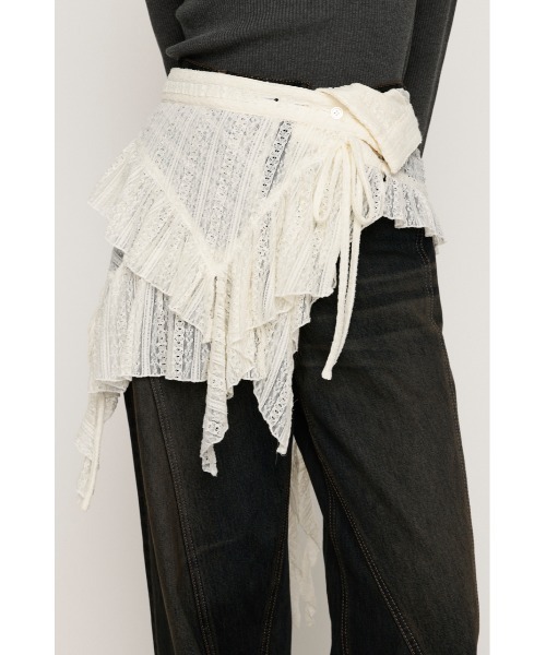 SLY（スライ） スカート WRAP LACE SKIRT BELT ラップ レーススカート