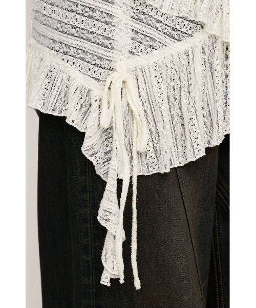 SLY（スライ） スカート WRAP LACE SKIRT BELT ラップ レーススカート