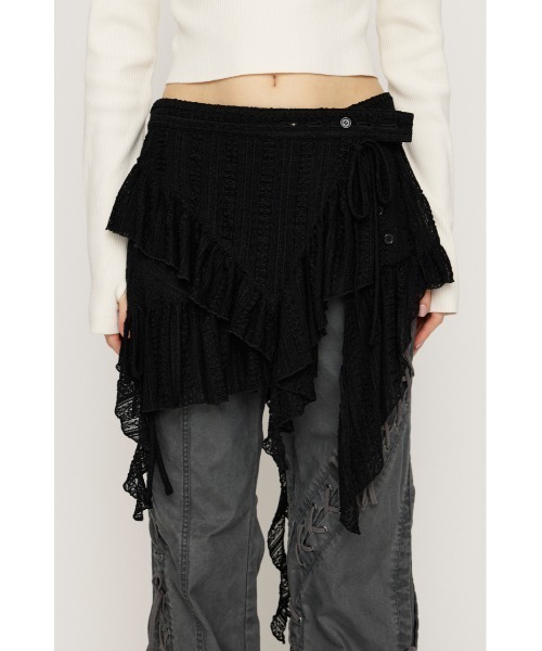 SLY（スライ） スカート WRAP LACE SKIRT BELT ラップ レーススカート