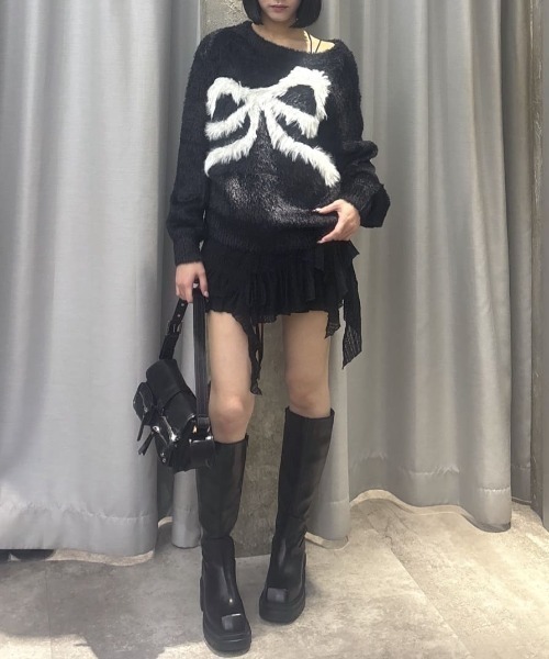 SLY（スライ） スカート WRAP LACE SKIRT BELT ラップ レーススカート