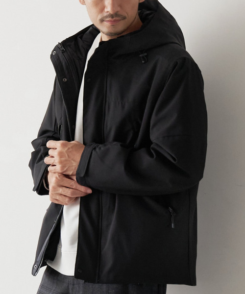 ブラック フード付き マウンテンパーカー GERRY（ジェリー） マウンテンパーカー ウインドブレーカー WEB限定