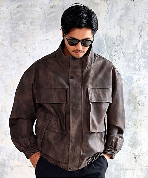 CavariA（キャバリア） ブルゾン アウター 「CavariA/キャバリア」PU