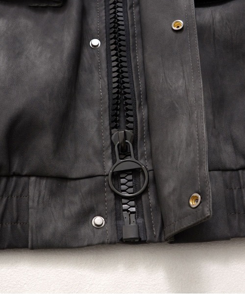 キャバリア　ジャケット　ゴードレザー　中古 CavariA（キャバリア） ブルゾン アウター 「CavariA/キャバリア」PU