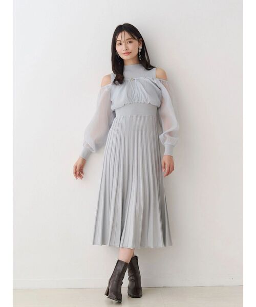 MERCURYDUO（マーキュリーデュオ） ワンピース 異素材ドッキング