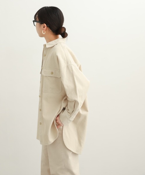 「URBAN RESEARCH DOORS」 長袖チュニック MEDIUM ブルー レディース_画像7