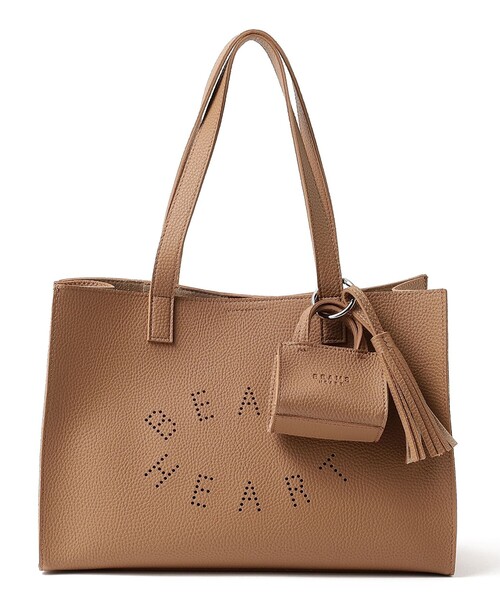 BEAMS HEART（ビームス ハート） トートバッグ パンチングロゴ