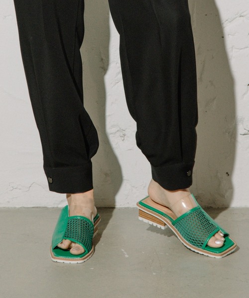 「MARECHAL TERRE」 ミュール 24.5cm モカ レディース_画像6