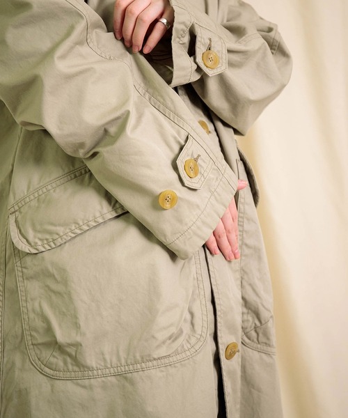 「Brocante」 ステンカラーコート 2 ベージュ レディース_画像9