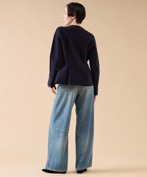 「martinique」 ニットカーディガン FREE ネイビー レディース_画像9