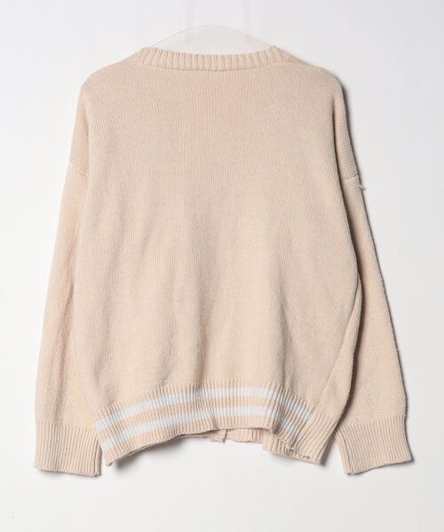 「SONA」 ニットカーディガン FREE ライトベージュ レディース_画像2