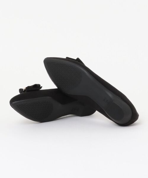 「JELLY BEANS」 フラットパンプス 24 ブラック レディース_画像3