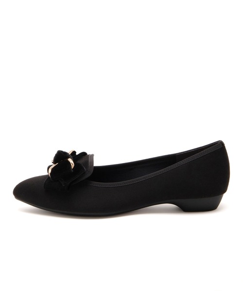 「JELLY BEANS」 フラットパンプス 24 ブラック レディース_画像5