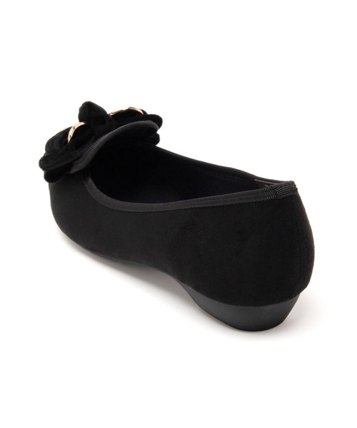 「JELLY BEANS」 フラットパンプス 24 ブラック レディース_画像7