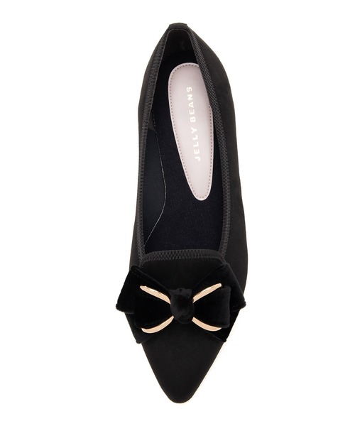 「JELLY BEANS」 フラットパンプス 24 ブラック レディース_画像8
