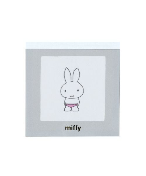Miffy（ミッフィー） 手帳 メモパッド・スクエア（gray）GF : ZOZOTOWN