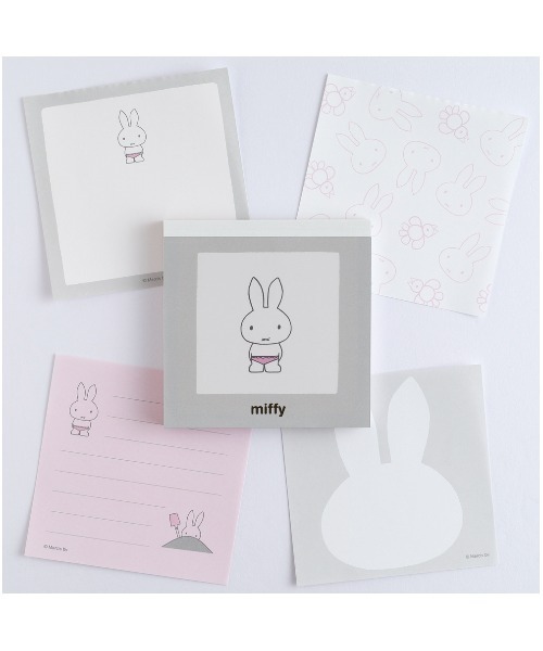 Miffy（ミッフィー） 手帳 メモパッド・スクエア（gray）GF : ZOZOTOWN