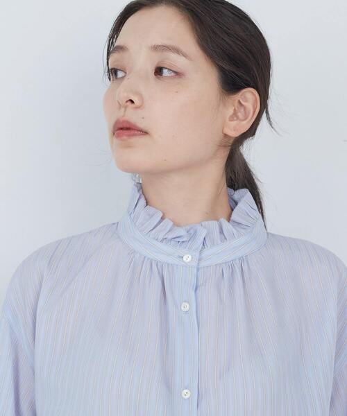 ADIEU TRISTESSE（アデュートリステス） ブラウス シャツ ストライプ