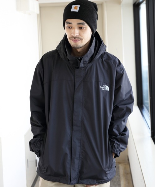 「THE NORTH FACE」 ナイロンブルゾン SMALL ブラック×ホワイト メンズの画像