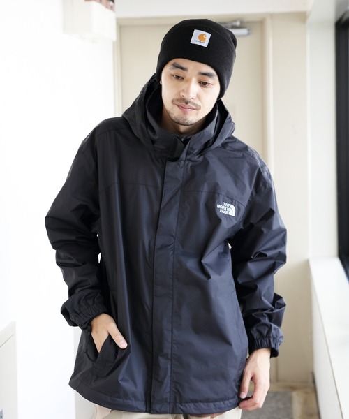 「THE NORTH FACE」 ナイロンブルゾン SMALL ブラック×ホワイト メンズの画像