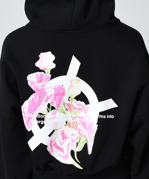 「OY」 ジップアップパーカー FREE グレー レディース_画像9