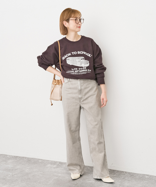 Spick and Span BROOKLYNコンパクトスウェット カラーロゴスウェット（スウェット）｜Spick & Span（スピック＆スパン