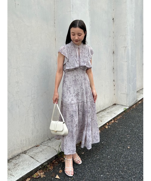 SNIDEL（スナイデル） 半袖ワンピース 2 ラベンダー レディース