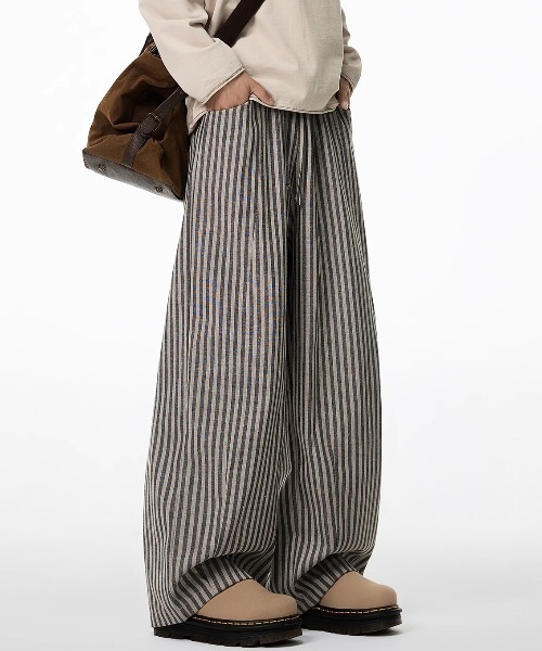 「link lot」 イージーパンツ M ブラック メンズ_画像2