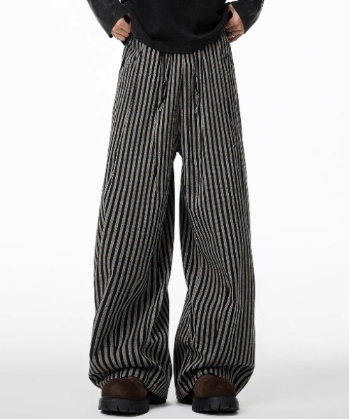 「link lot」 イージーパンツ M ブラック メンズ_画像3