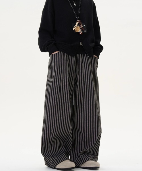 「link lot」 イージーパンツ M ブラック メンズ_画像8